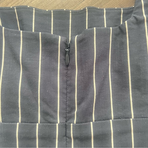 Anthropologie Slim Square-Neck Slit Midi Dress Size M - Picture 13 of 15